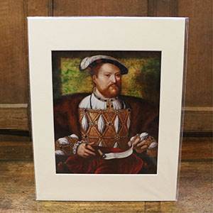 Henry VIII portrait mounted print